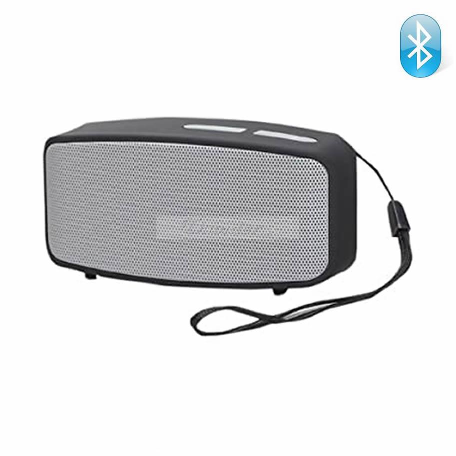 Bluetooth колонка N10, FM радио, литиево-йонна батерия, слот за USB, micro SD CARD/AUX, сив