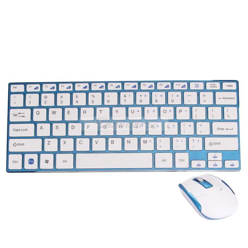 Комплект Безжични Клавиатура + Мишка HK3910, синя