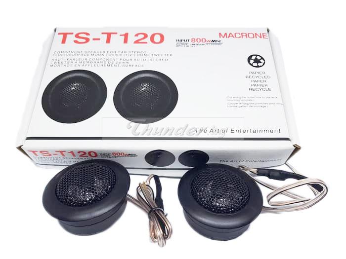 Високочестотни Динамични Говорители 1/2\" TS-T120, с Филтри, 2 броя, 4 Ohm, 200W