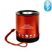 Bluetooth колонка WS-633BT, FM радио, слот за USB/micro SD CARD, червена