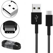 Кабел USB TYPE C, за Трансфер на Данни и Зареждане, черен, 1 метър