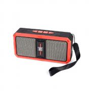Bluetooth колонка G36, FM радио, литиево-йонна батерия, слот за USB, TF CARD/AUX, Черен/Червен