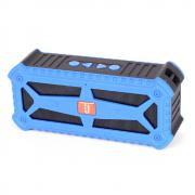 Bluetooth колонка X112, FM радио, литиево-йонна батерия, слот за USB, TF CARD/AUX, Черен/Син