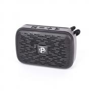 Bluetooth колонка P-11, FM радио, литиево-йонна батерия, слот за USB, TF CARD, Черен
