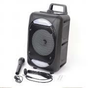 Караоке Тонколона 6.5" OTY-656, 1 жичен микрофон, Bluetooth, FM радио, micro SD/USB/AUX, Светлинни ефекти, черна