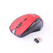 Безжична мишка WIRELESS WB-708, червено-черна