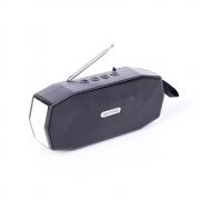 Bluetooth колонка VNN-097 Соларен панел, Фенер, FM радио, литиево-йонна батерия, слот за USB/micro SD CARD, черна