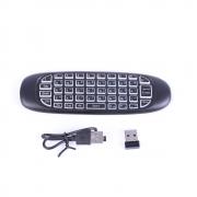 Мини QWERTY клавиатура + Air Mouse с дистанционно управление и LED светлина