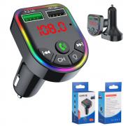 FM Трансмитер F5, букса за автозапалка, Bluetooth, micro SD, USB