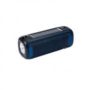 Bluetooth колонка SP JZ-580, Соларен панел, Фенер, FM радио, литиево-йонна батерия, слот за USB/micro SD CARD, син