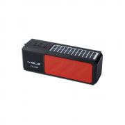Bluetooth колонка SP YG-A89, Соларен панел, Фенер, FM радио, литиево-йонна батерия, слот за USB/micro SD CARD, червен