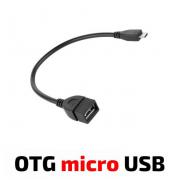 Кабел OTG micro USB, 0.15 метра