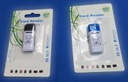 Четец за карти microSD/ SD/ SDHC/ MS Duo Pro, Card Reader USB 2.0, HFS 15 in 1, Червен
